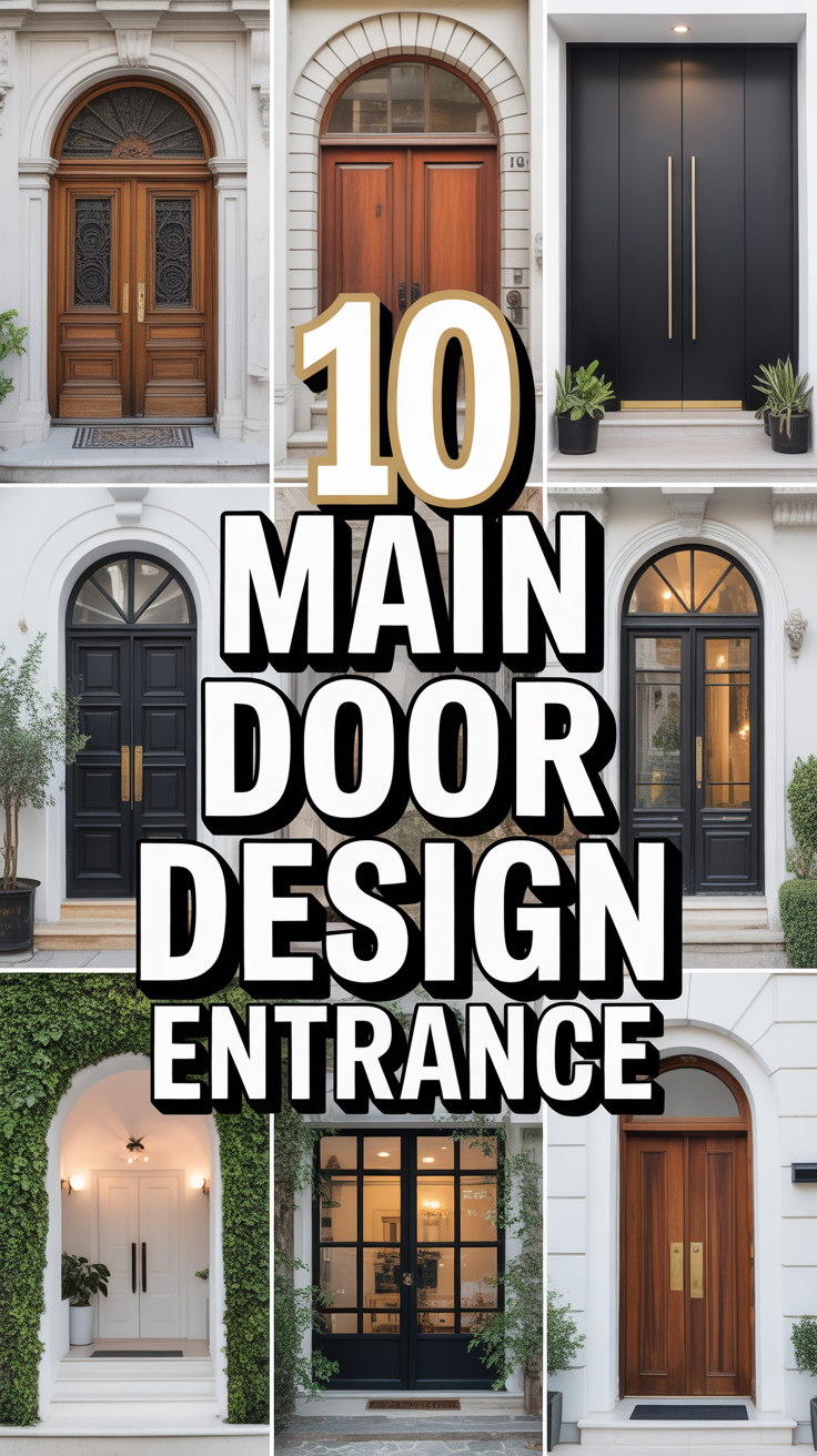 🗝️ 10 Main Door Design Entrance