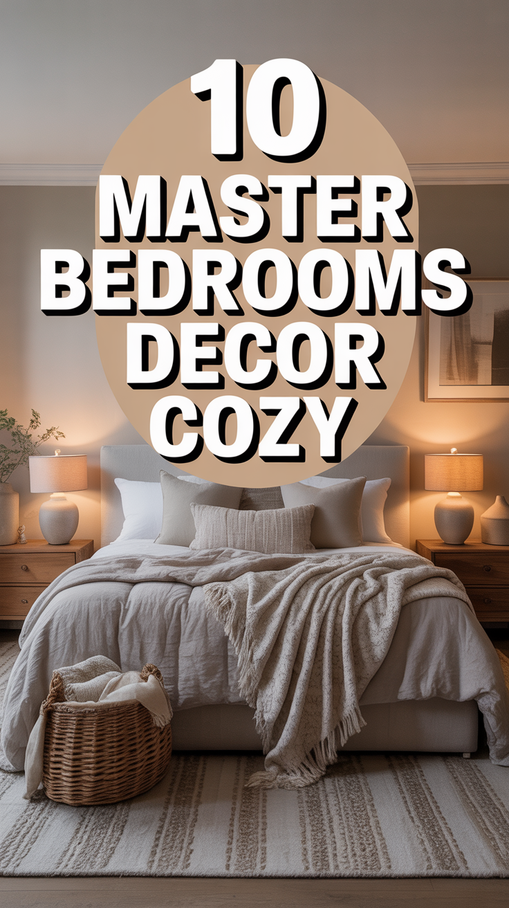🛏️ 10 Master Bedrooms Decor Cozy