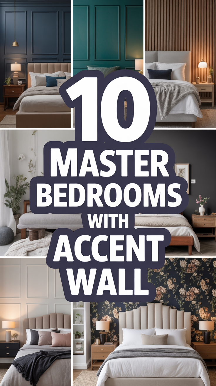 🛏️ 10 Master Bedrooms With Accent Wall