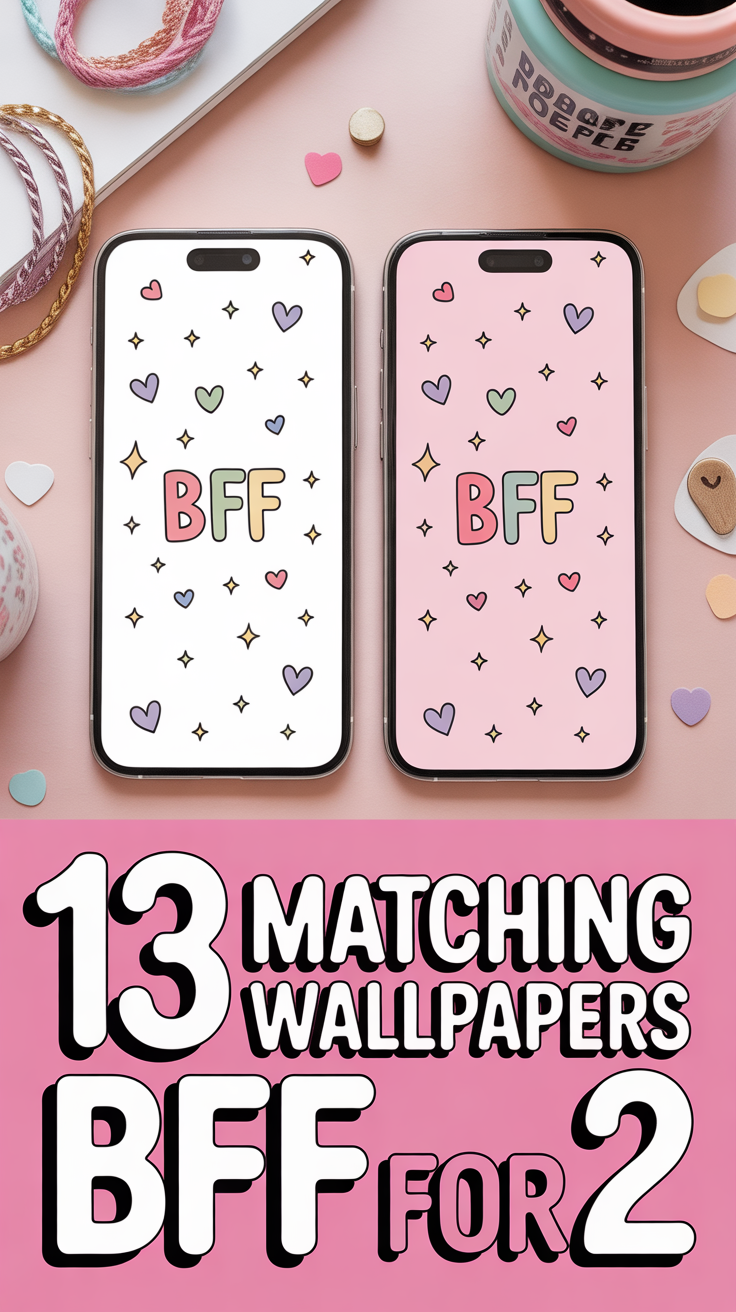 💫 13 Matching Wallpapers BFF For 2