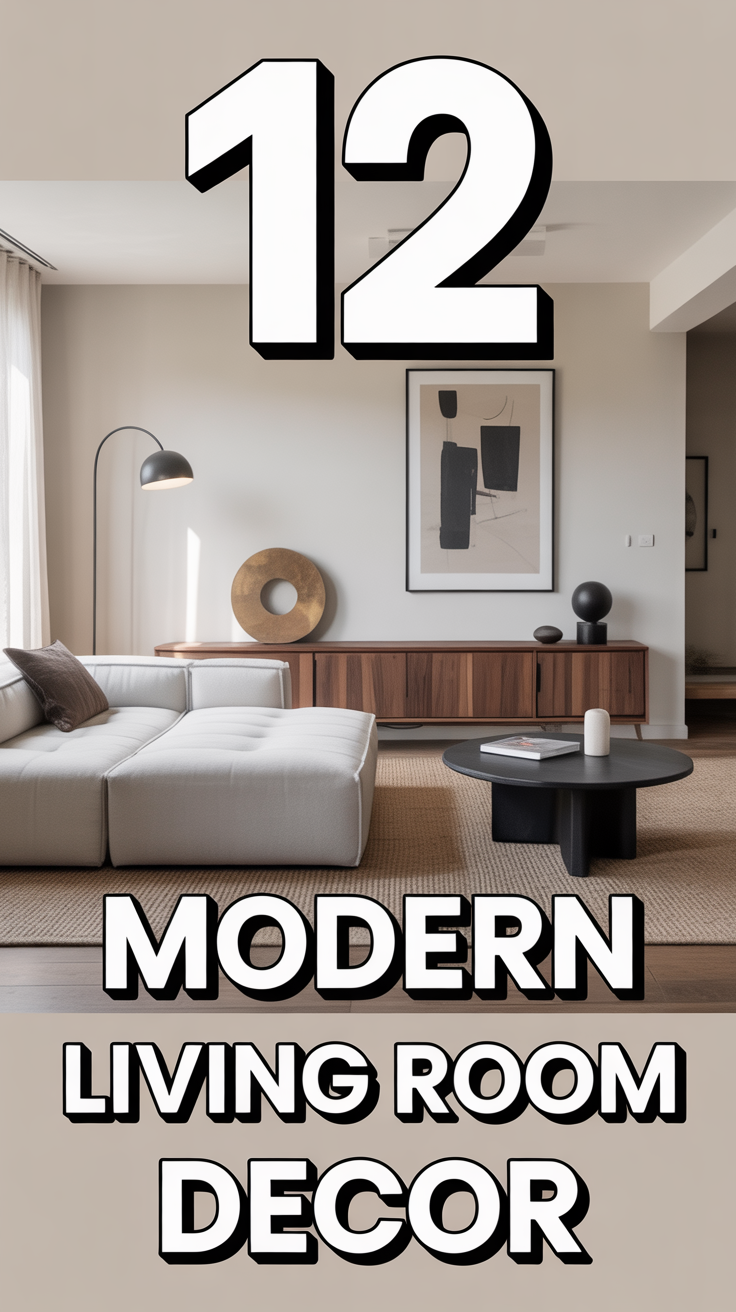 🛋️ 12 Modern Living Room Decor