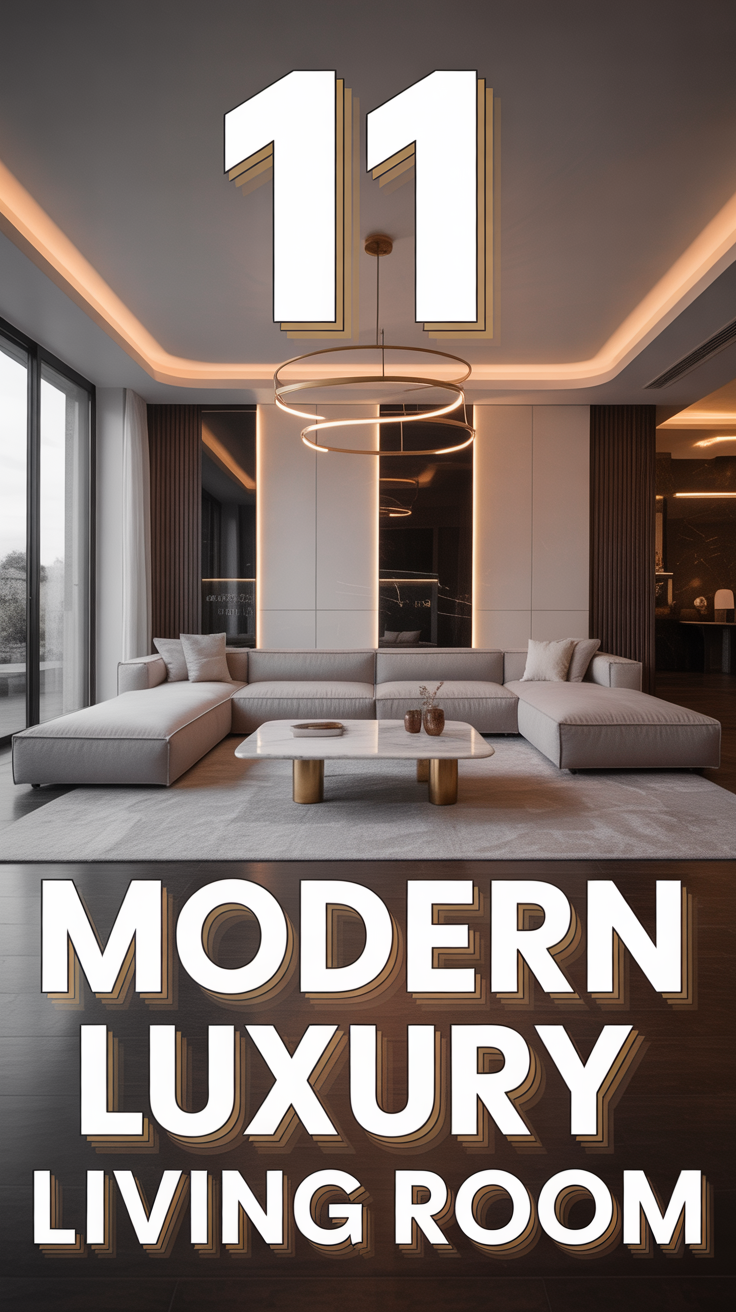 🛋️ 11 Modern Luxury Living Room