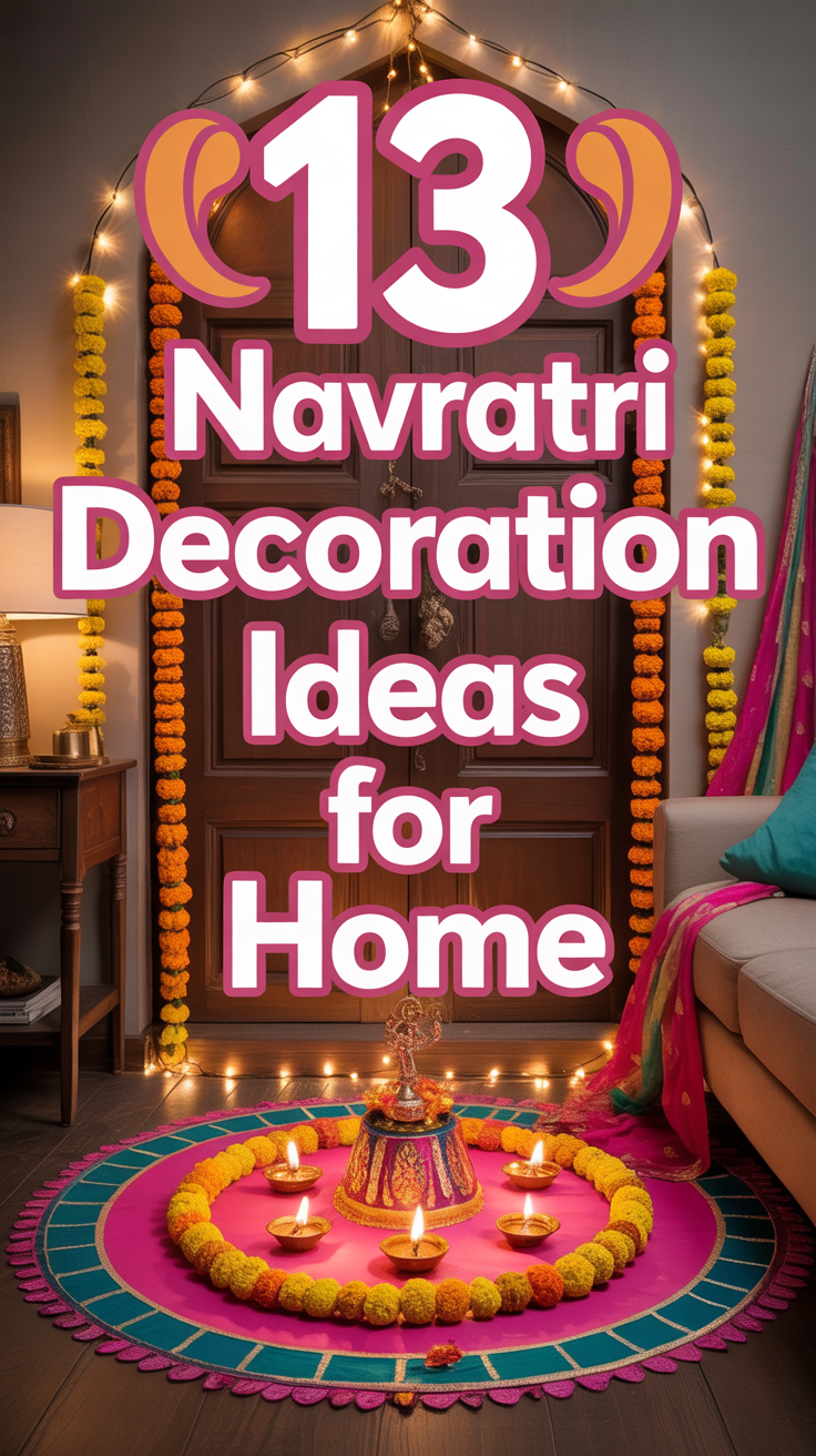 🪔 13 Navratri Decoration Ideas For Home