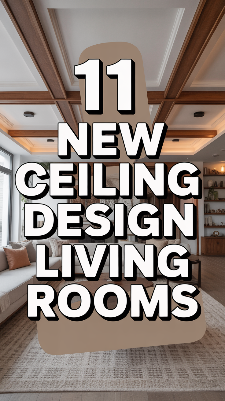 🛋️ 11 New Ceiling Design Living Rooms