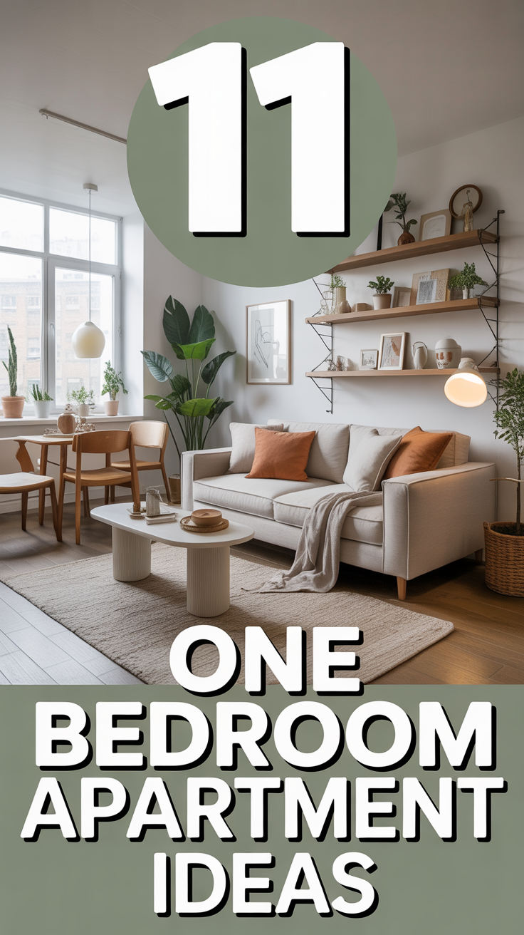 🛋️ 11 One Bedroom Apartment Ideas