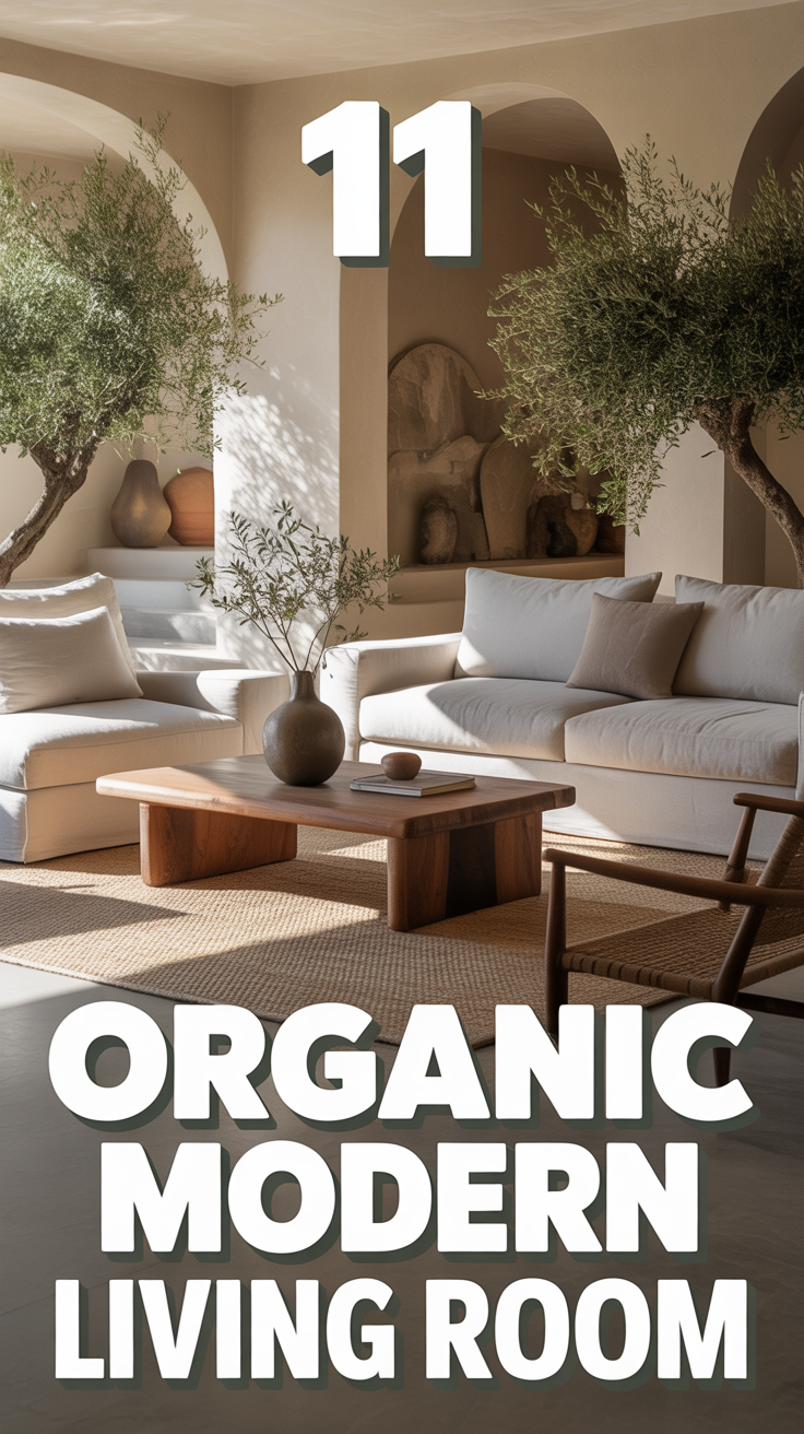 🪴 11 Organic Modern Living Room