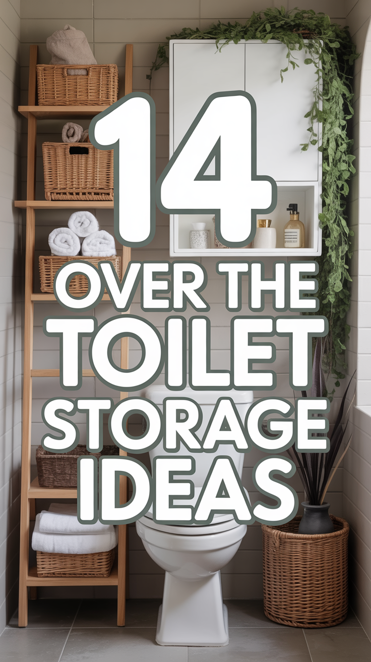 🧻 14 Over The Toilet Storage Ideas