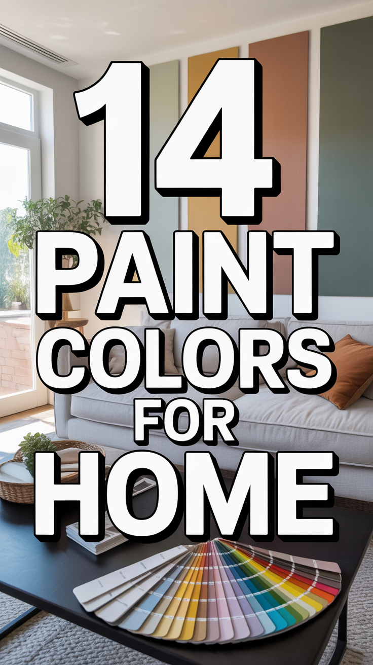🎨 14 Paint Colors For Home