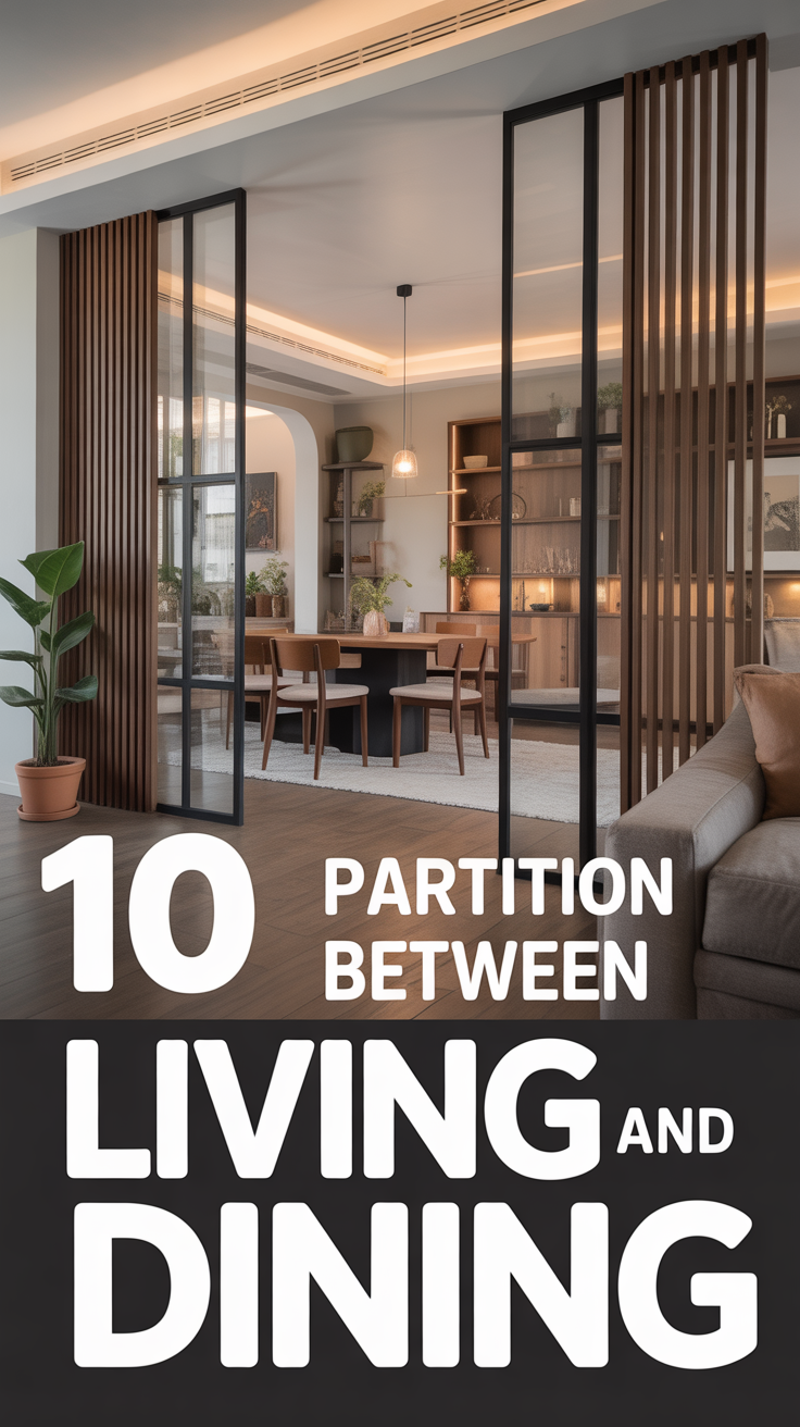 🧱 10 Partition Between Living And Dining