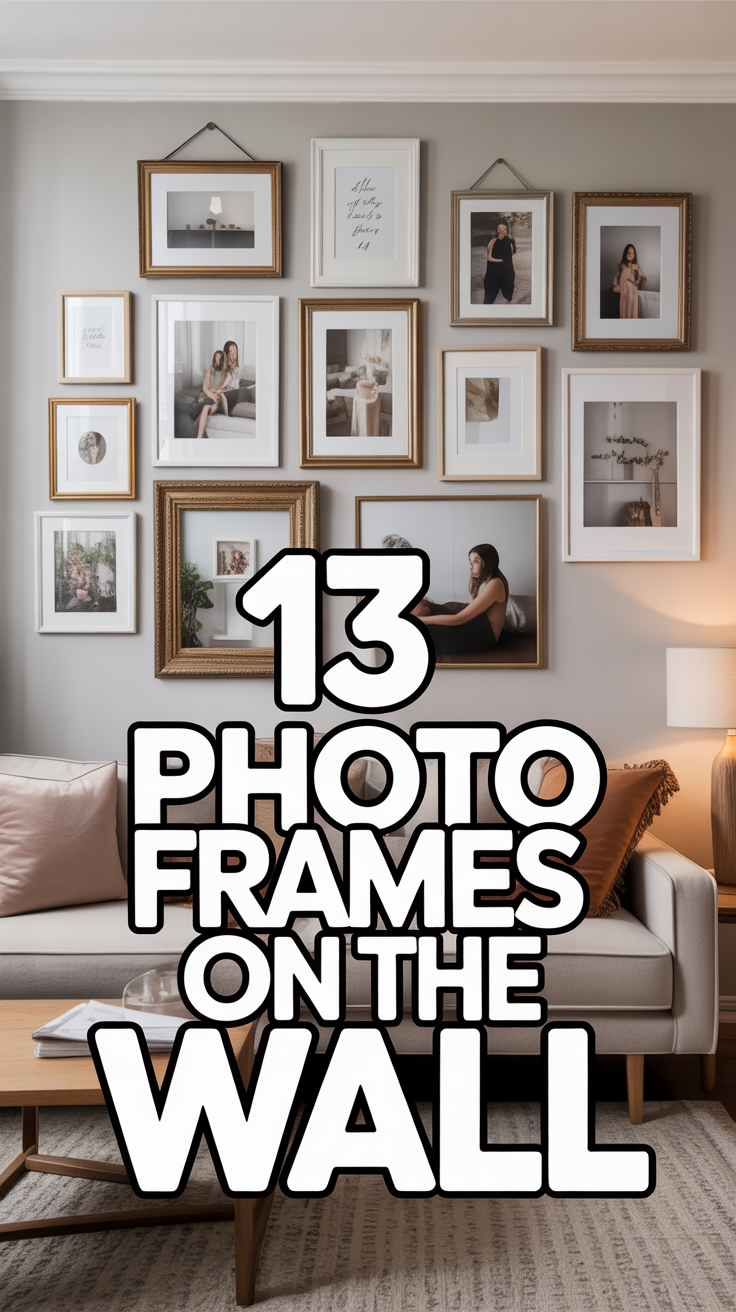 🖼️ 13 Photo Frames On The Wall