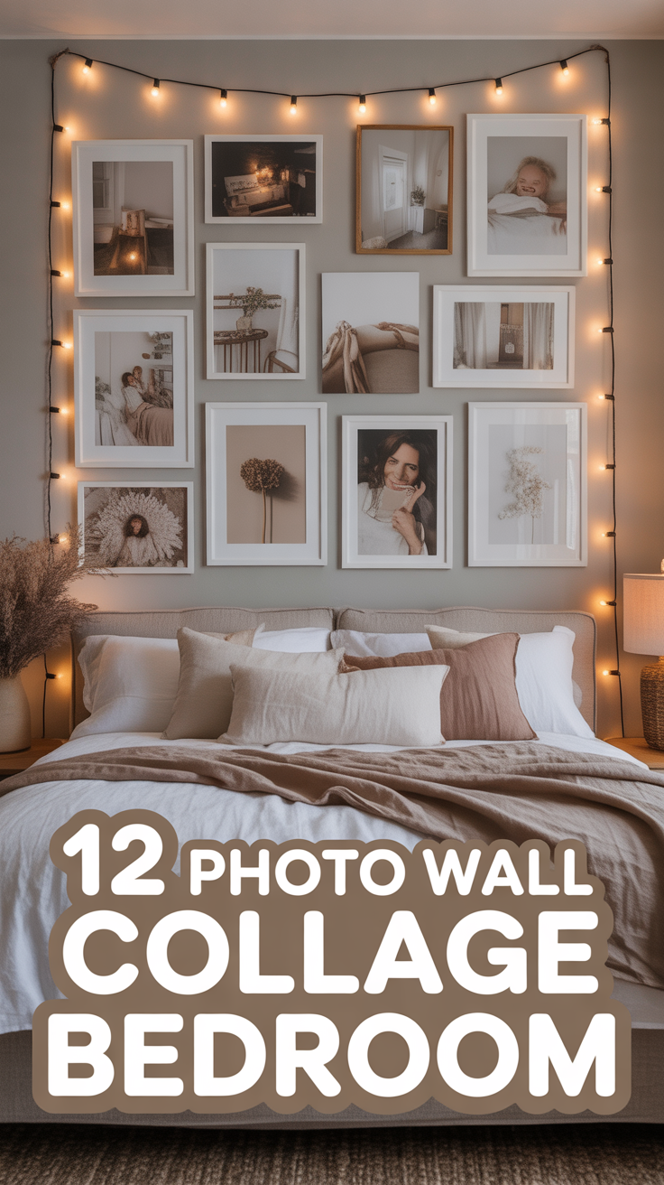 🖼️ 12 Photo Wall Collage Bedroom