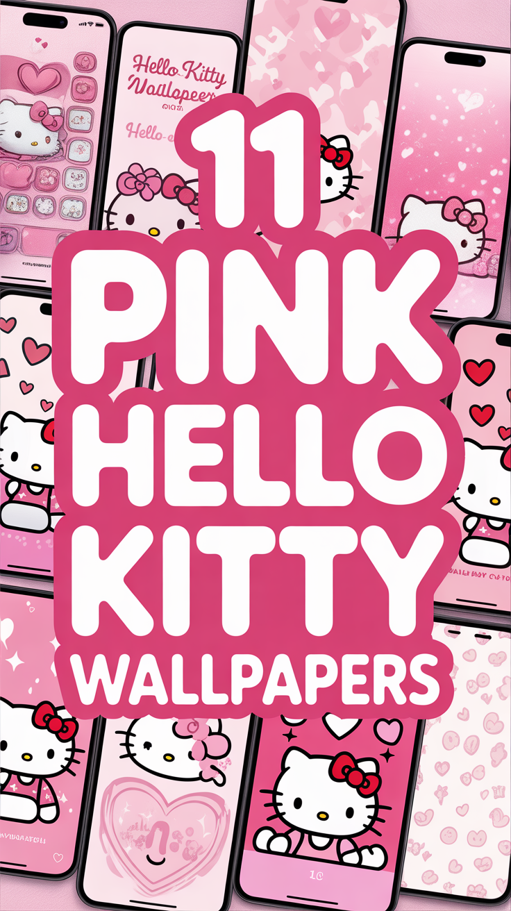 💗 11 Pink Hello Kitty Wallpapers