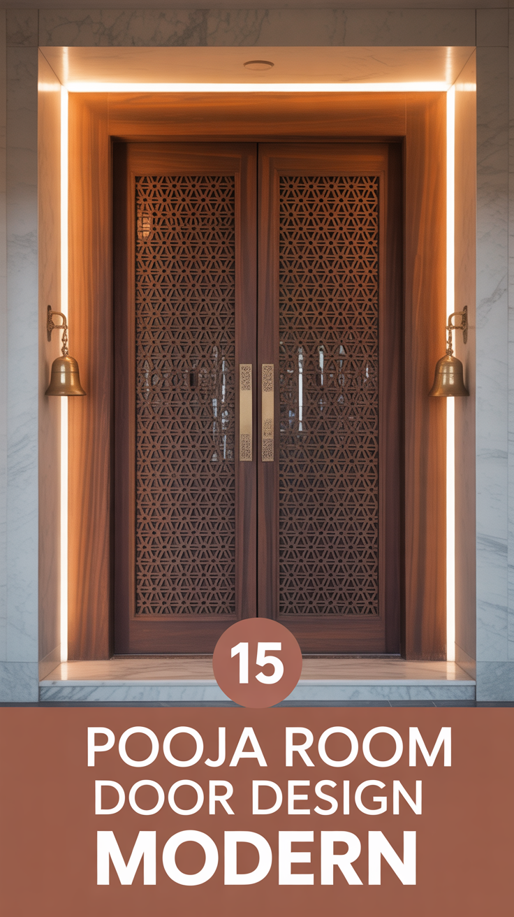 🛕 15 Pooja Room Door Design Modern