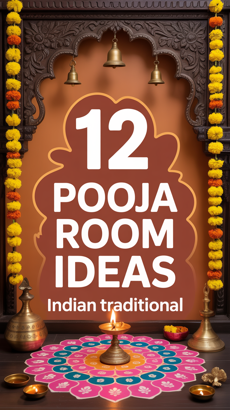 🪔 12 Pooja Room Ideas Indian Traditional