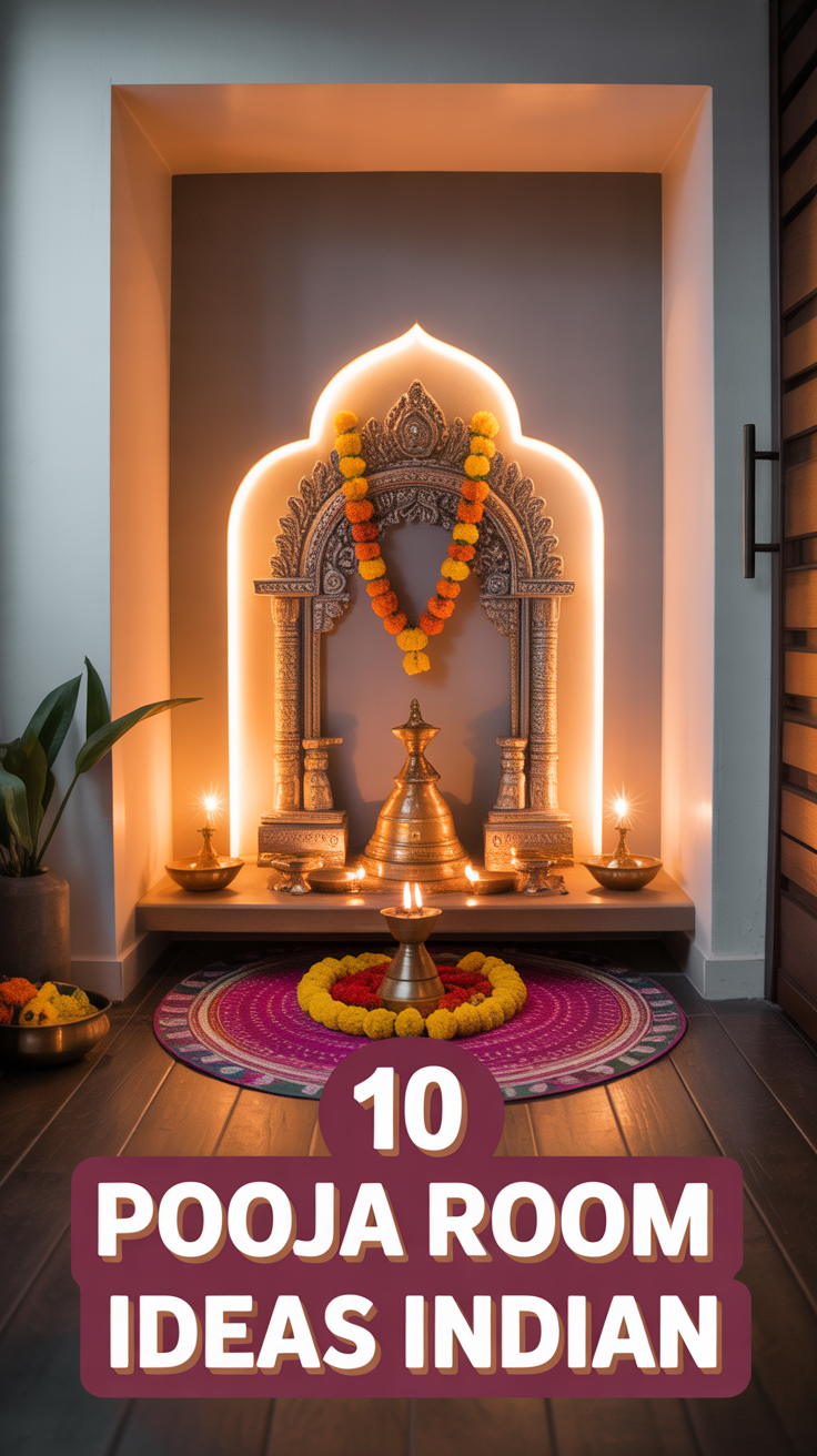 🪔 10 Pooja Room Ideas Indian