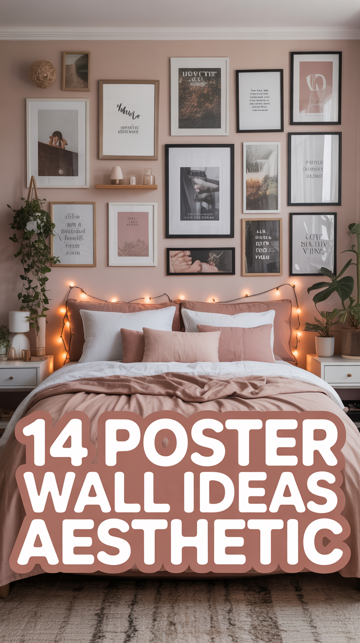 🖼️ 14 Poster Wall Ideas Aesthetic