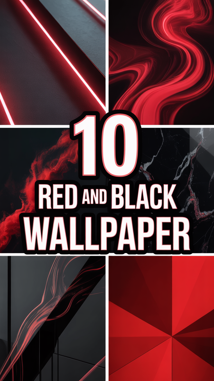 🖤 10 Red And Black Wallpaper