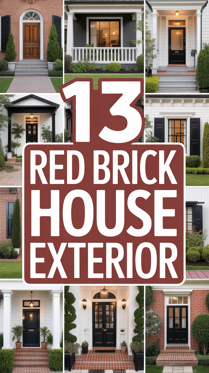 🏡 13 Red Brick House Exterior