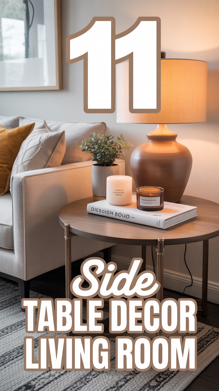 🛋️ 11 Side Table Decor Living Room