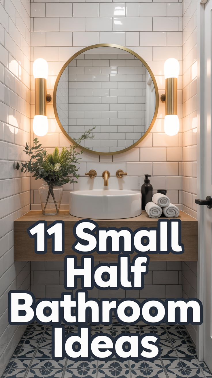 🛁 11 Small Half Bathroom Ideas