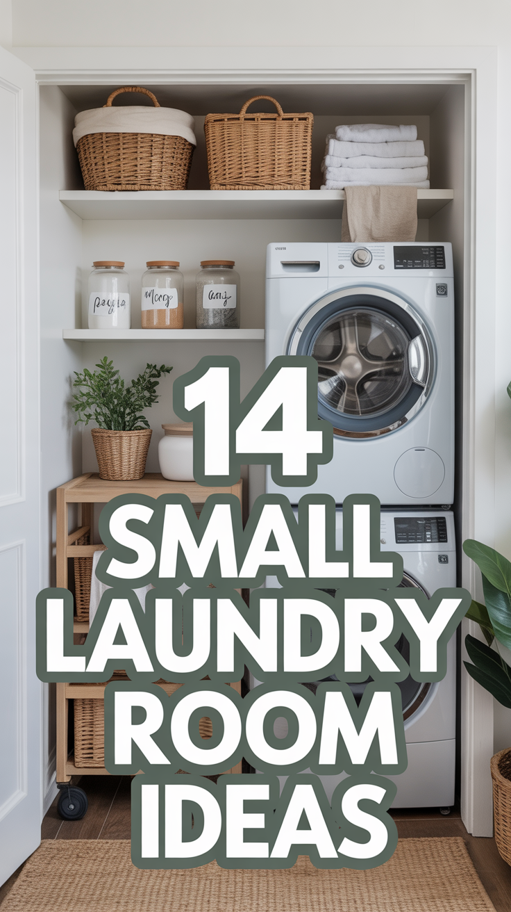 🧺 14 Small Laundry Room Ideas