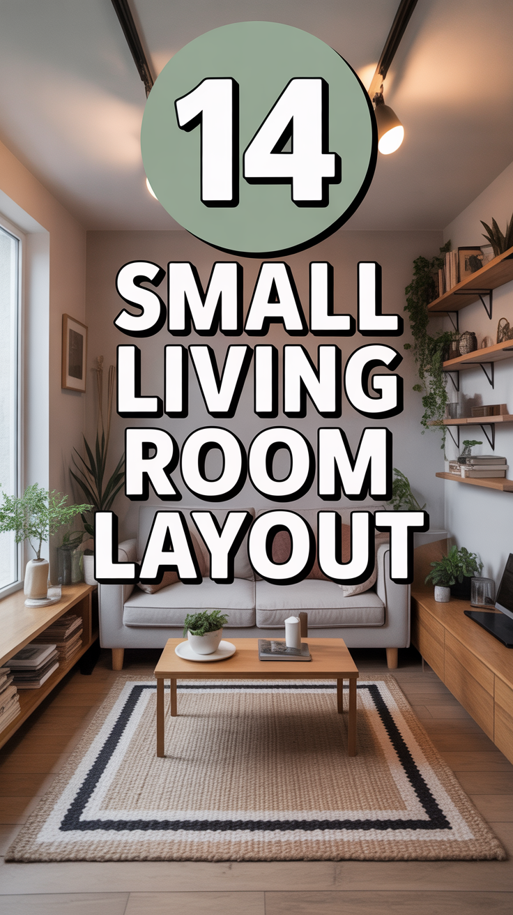 🛋️ 14 Small Living Room Layout