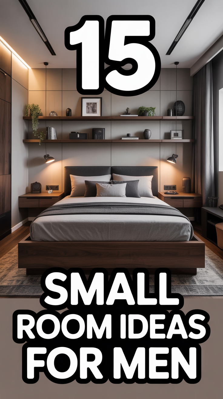 🧭 15 Small Room Ideas For Men