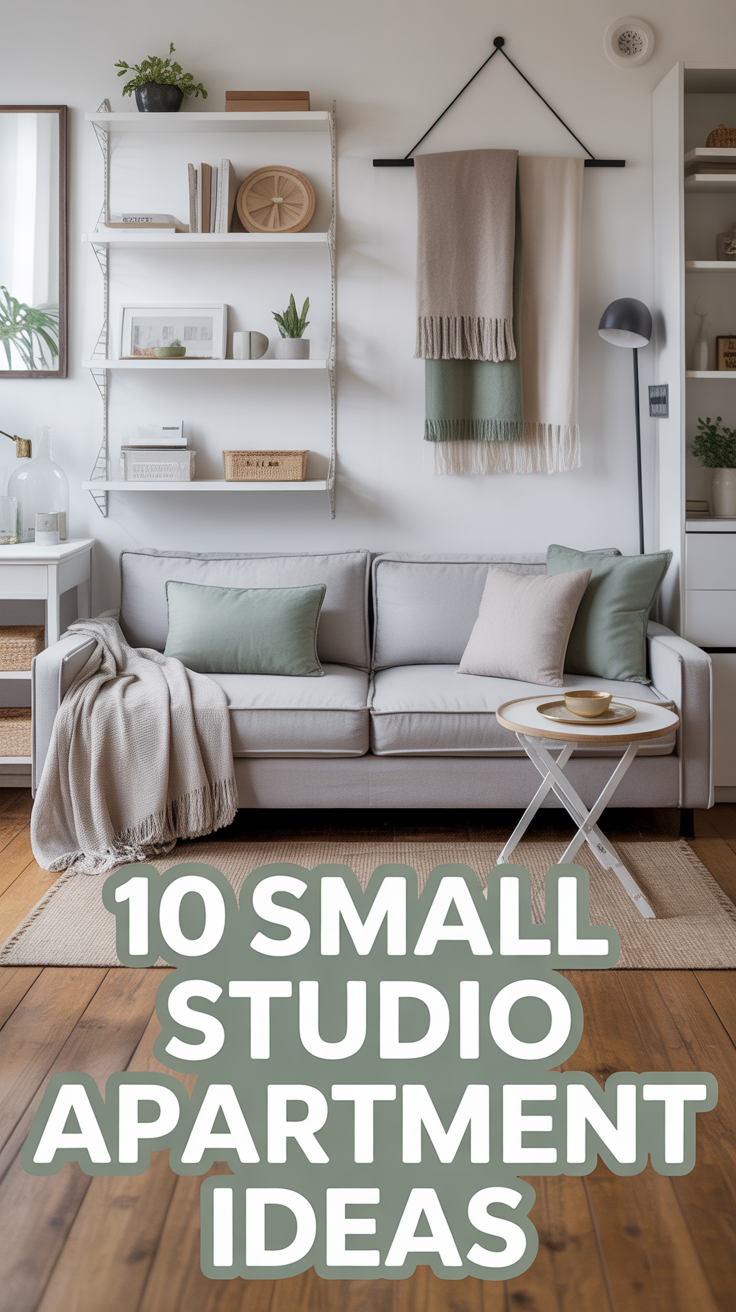 🧩 10 Small Studio Apartment Ideas