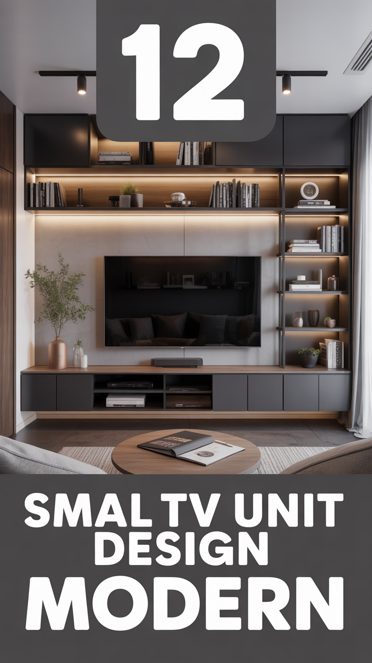🖥️ 12 Small TV Unit Design Modern