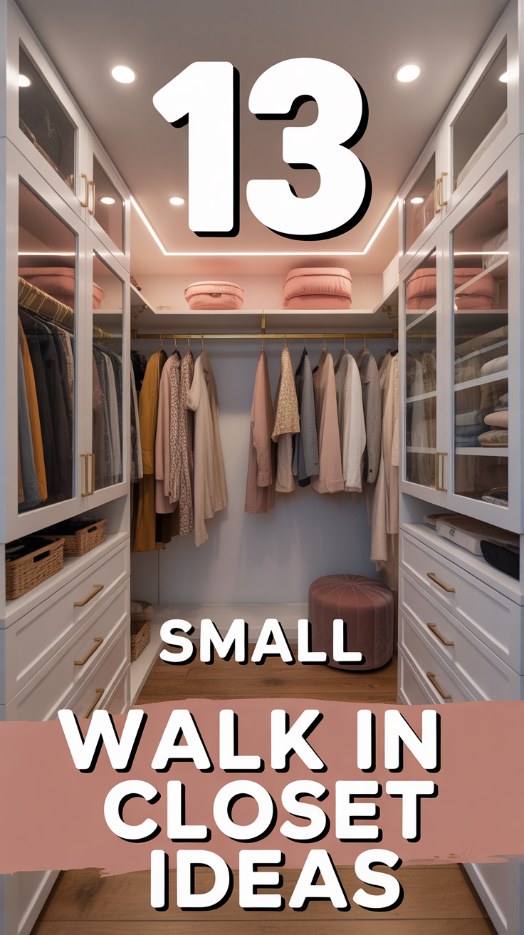 👗 13 Small Walk In Closet Ideas
