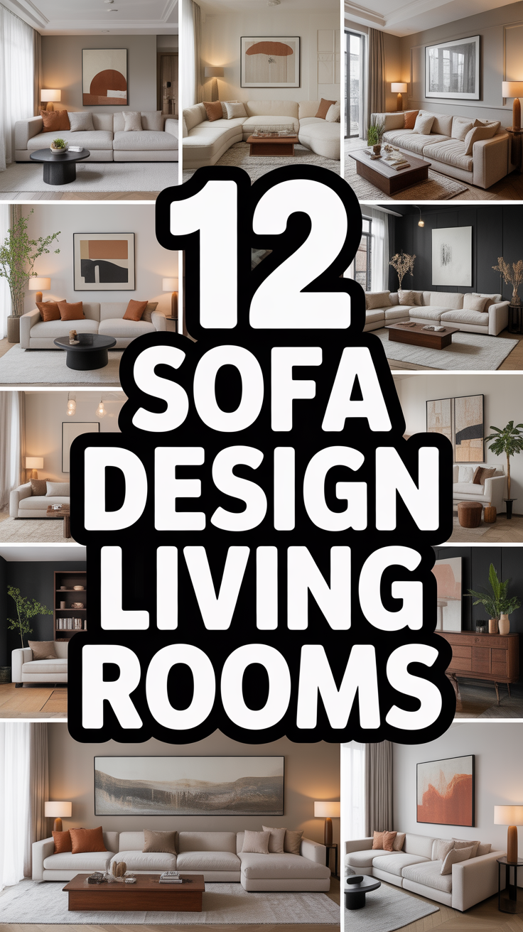 🛋️ 12 Sofa Design Living Rooms