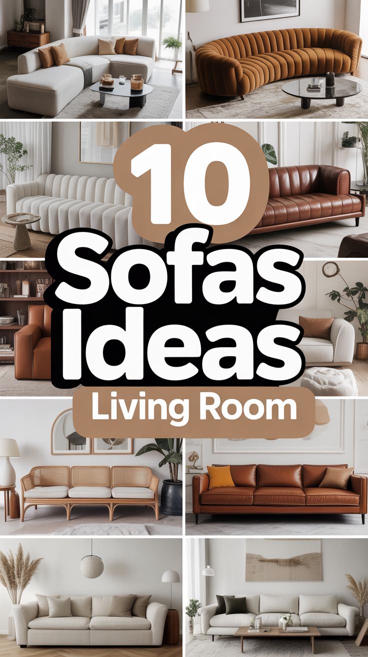 🛋️ 10 Sofas Ideas Living Room
