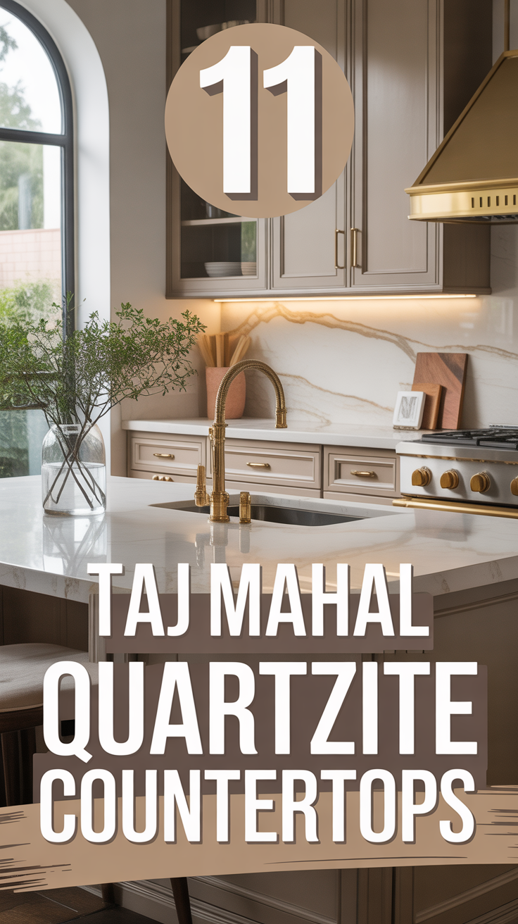 🧱 11 Taj Mahal Quartzite Countertops