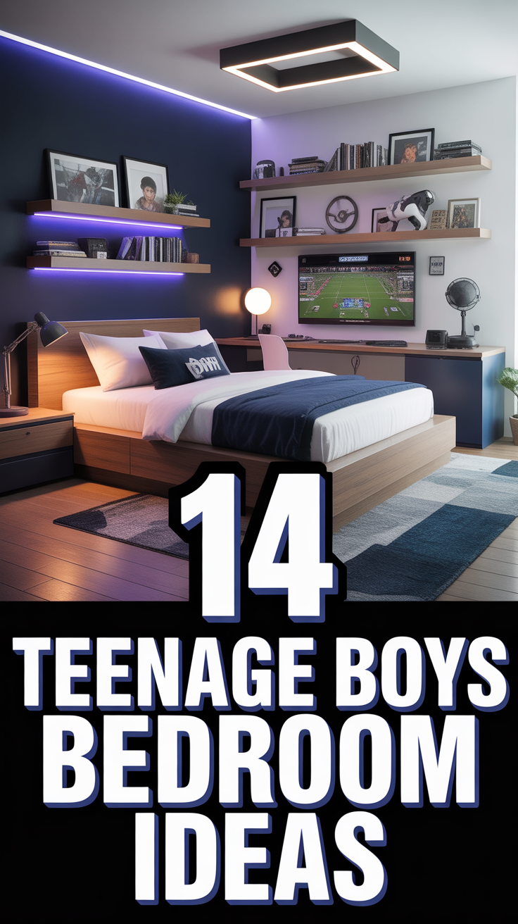 🛏️ 14 Teenage Boys Bedroom Ideas