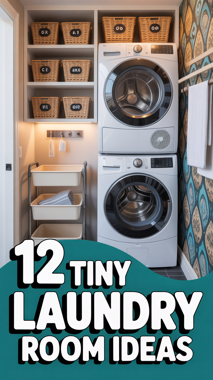 🧺 12 Tiny Laundry Room Ideas