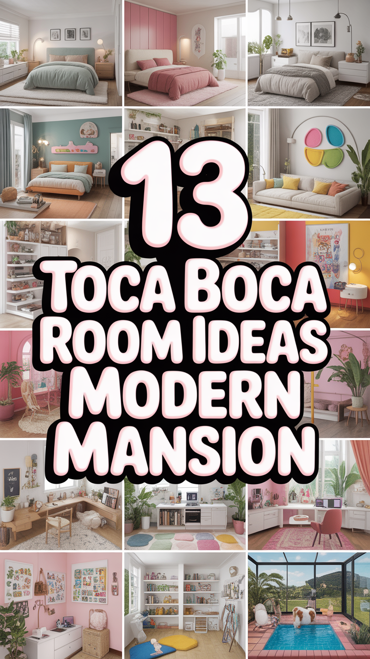 🏰 13 Toca Boca Room Ideas Modern Mansion