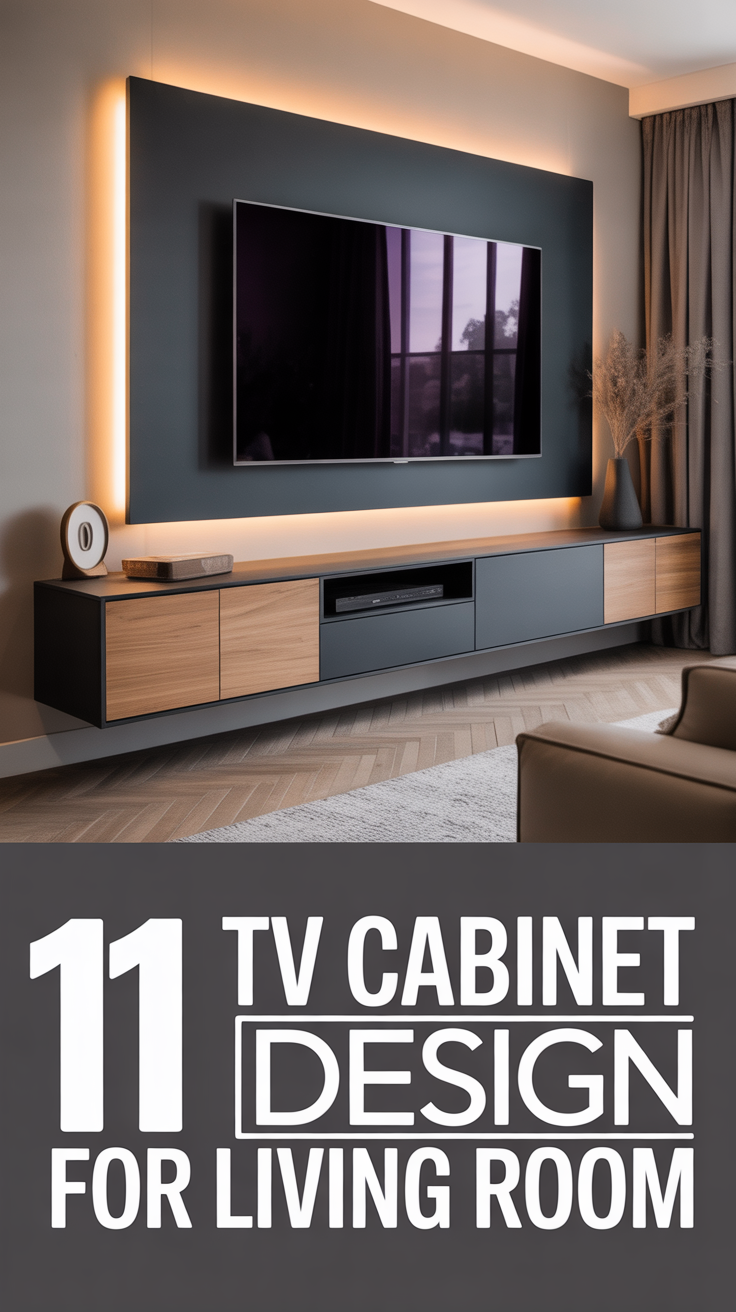 🛋️ 11 TV Cabinet Design For Living Room