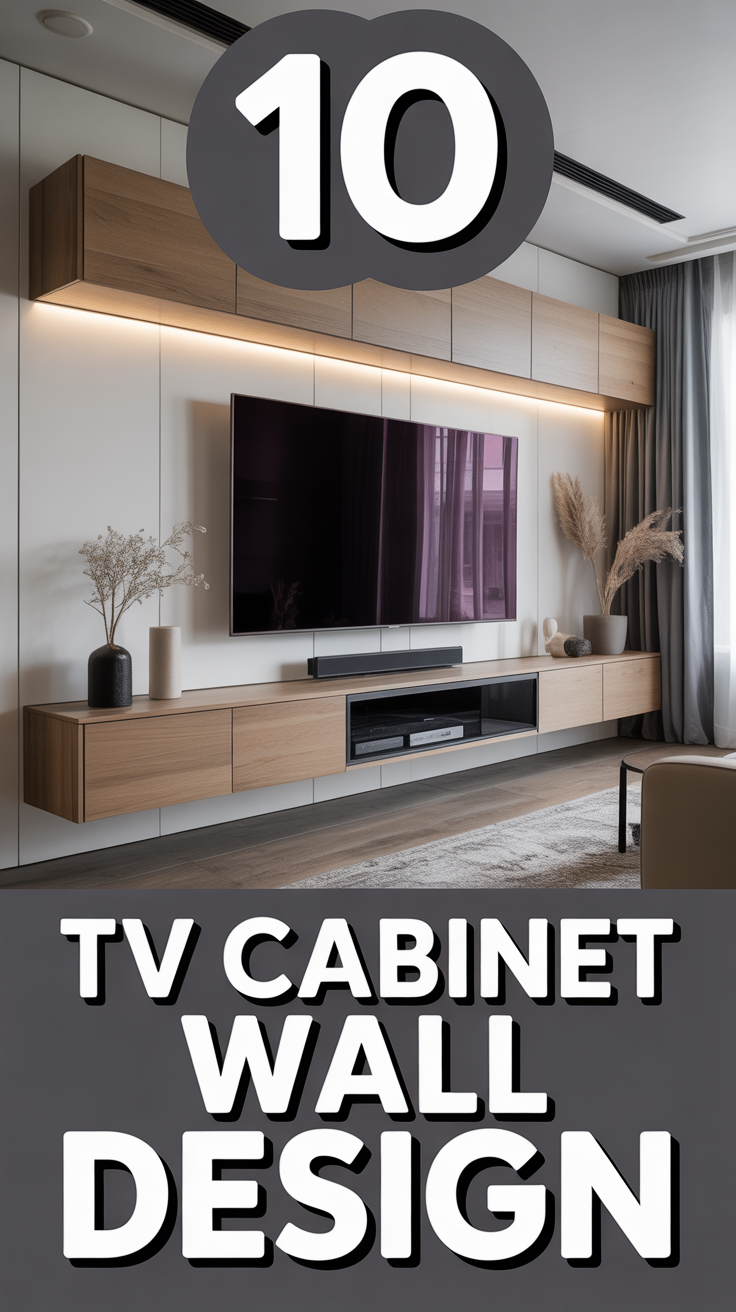 🖼️ 10 TV Cabinet Wall Design