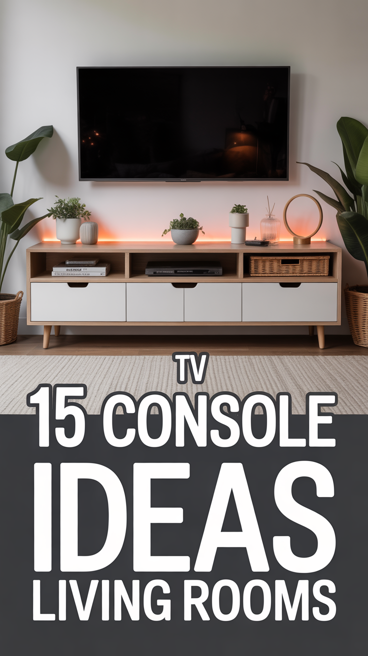 🖥️ 15 Tv Console Ideas Living Rooms