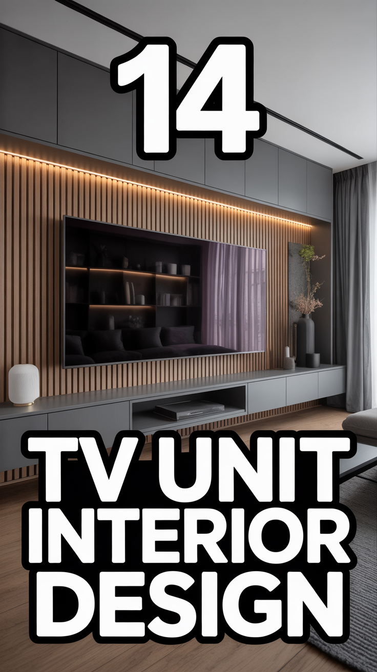 🖥️ 14 TV Unit Interior Design