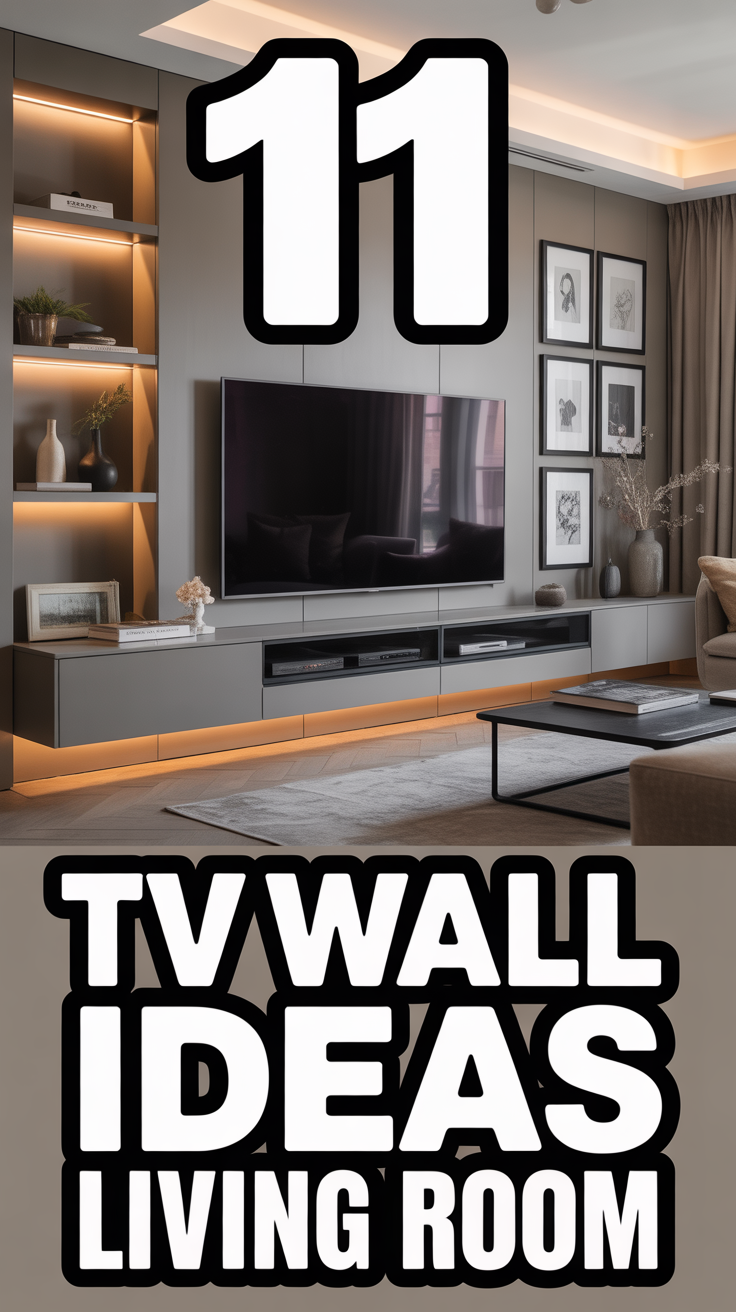 🖼️ 11 TV Wall Ideas Living Room