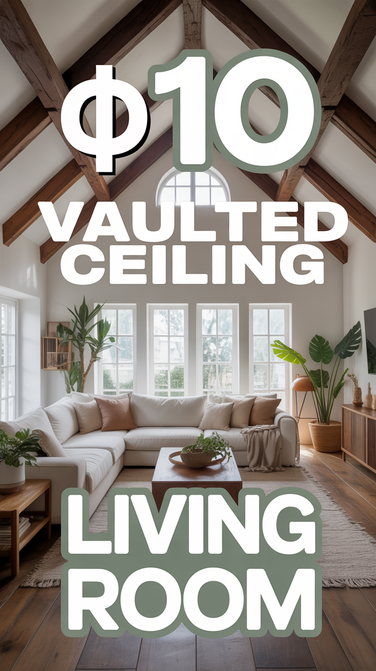 🪴 10 Vaulted Ceiling Living Room