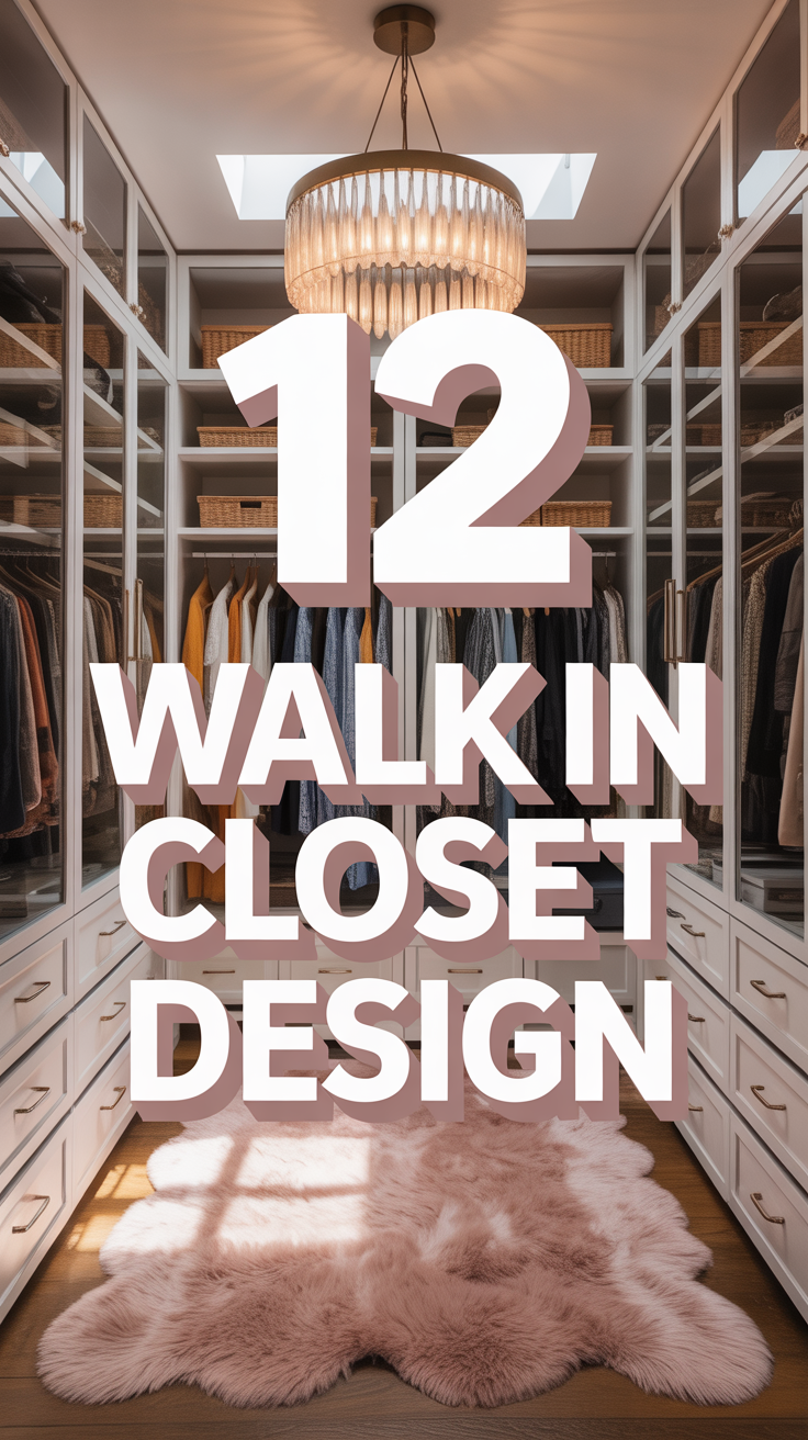 👗 12 Walk In Closet Design