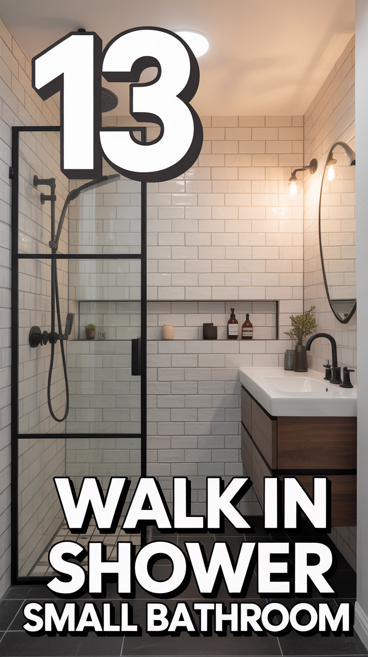 🚿 13 Walk In Shower Small Bathroom