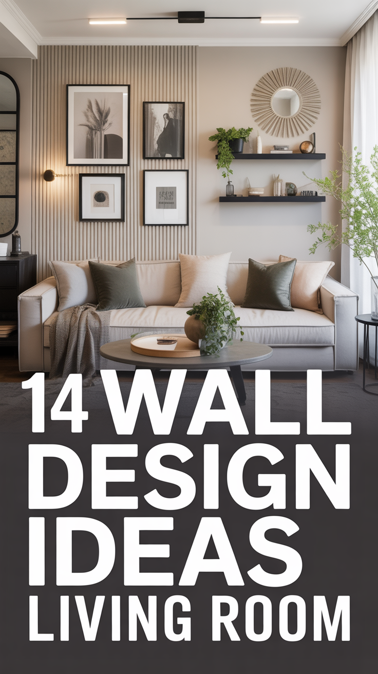 🖼️ 14 Wall Design Ideas Living Room