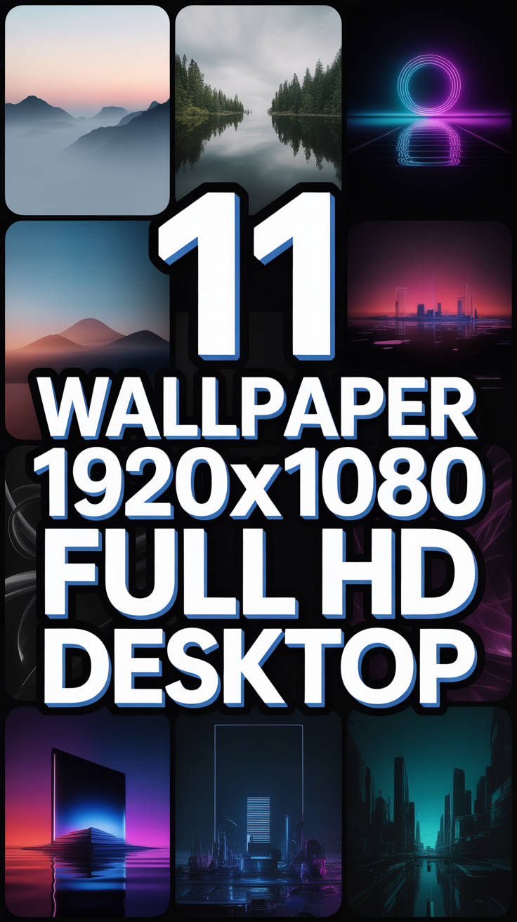 🖥️ 11 Wallpaper 1920X1080 Full HD Desktop