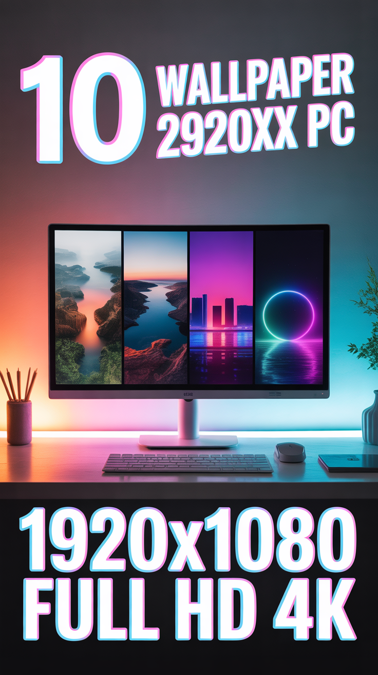 🖥️ 10 Wallpaper PC 1920X1080 Full HD 4K