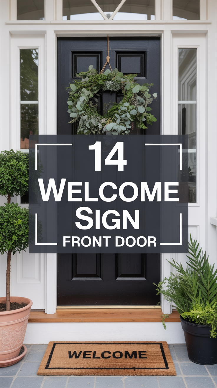 🏡 14 Welcome Sign Front Door