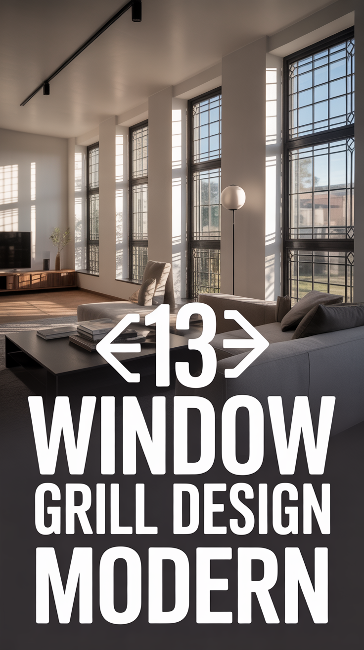 🪟 13 Window Grill Design Modern