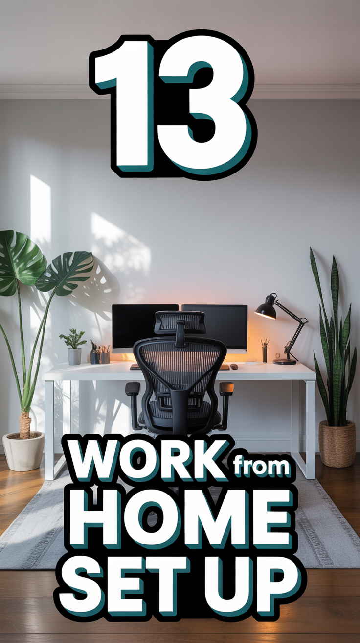 🧠 13 Work From Home Set Up